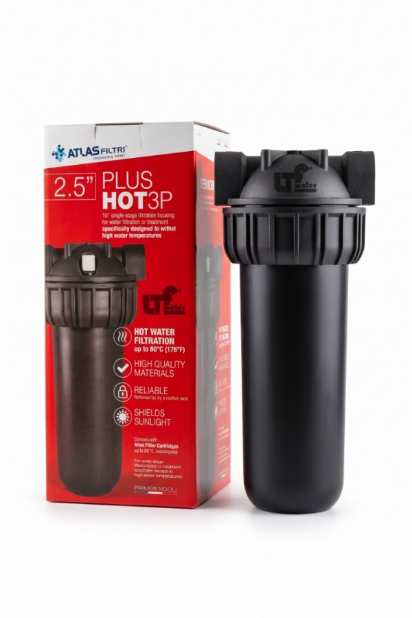 Atlas Filtre 3P HOT 10" Sıcak Su Filtre Kabı 1" (3PH10BFPSXAB)