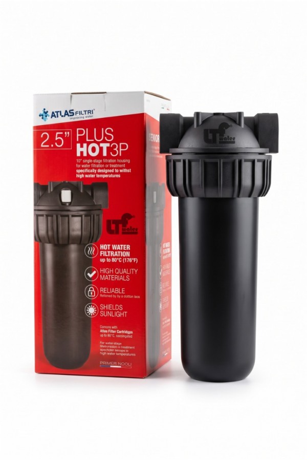 Atlas Filtre 3P HOT 10" Sıcak Su Filtre Kabı 1" (3PH10BFPSXAB)