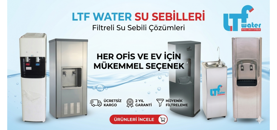 Evsel Arıtmalı İş yeri Arıtmalı Soğuk Su Sebileri