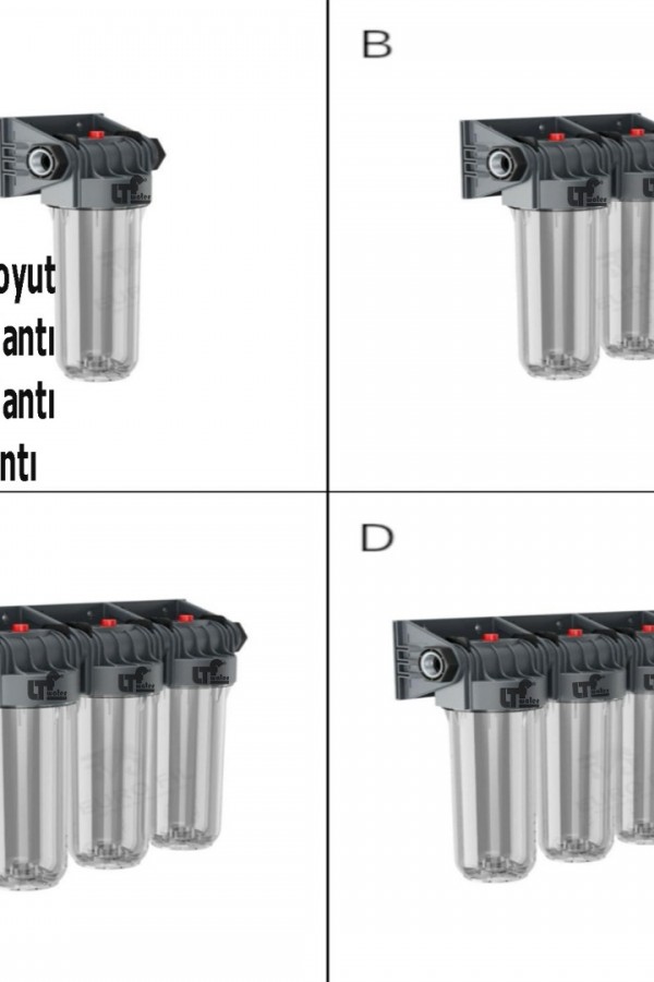 10 İnç (1/2-3/4-1'' Bağlantı) Euro Boş Housing Kablar