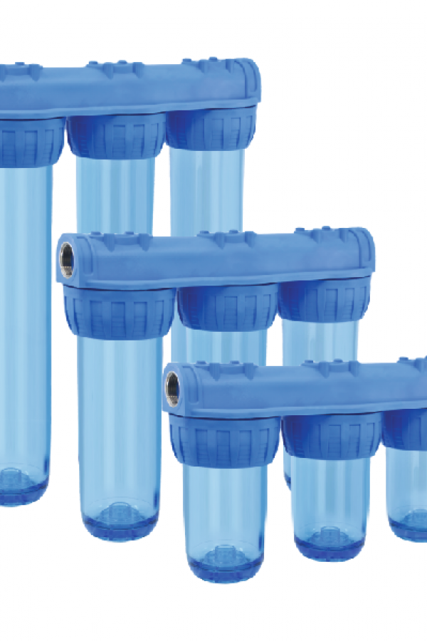 Ltf Water 3lü 5-10-20 İnçh Filtre Kabı (3/4'' - 1''  Bağlantı)