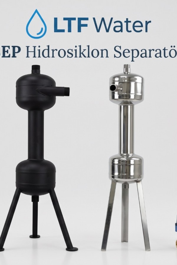 HydroSEP Endüstriyel Hidrosiklon Separatör Filtreler (Karbon Çelik & SS304 / SS316 Paslanmaz)