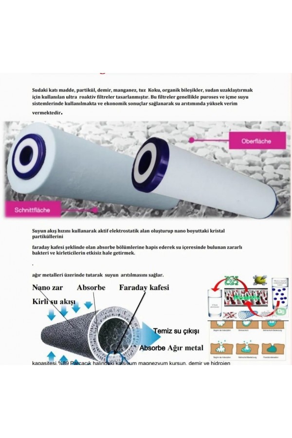  Roaktif R-İon (Kireç, Bakter, Ağır Metal Giderici) 