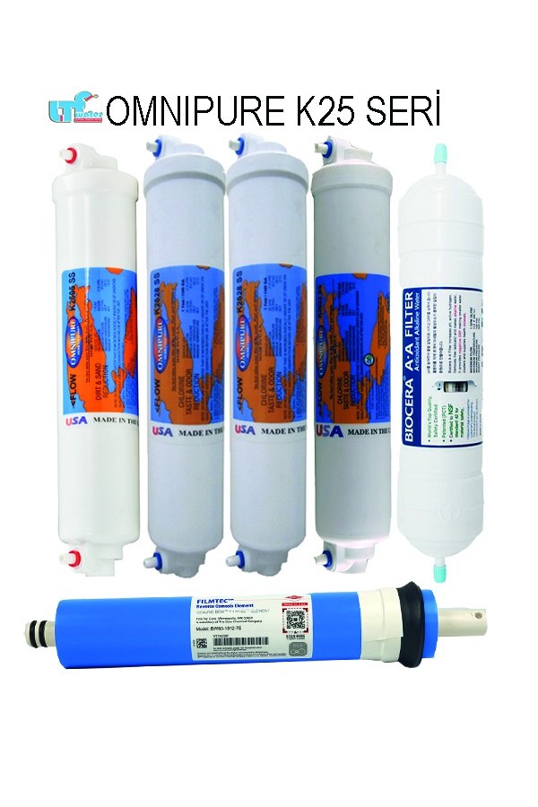 Omnipure 25 seri 3 lü ön Filtre Seti Omnipure 25 seri 3 lü ön Filtre Seti