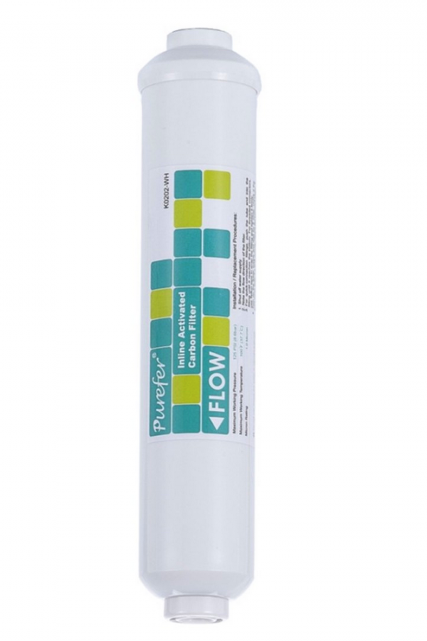 Purefer K0202-WH 10" İnline Post Karbon Filtre