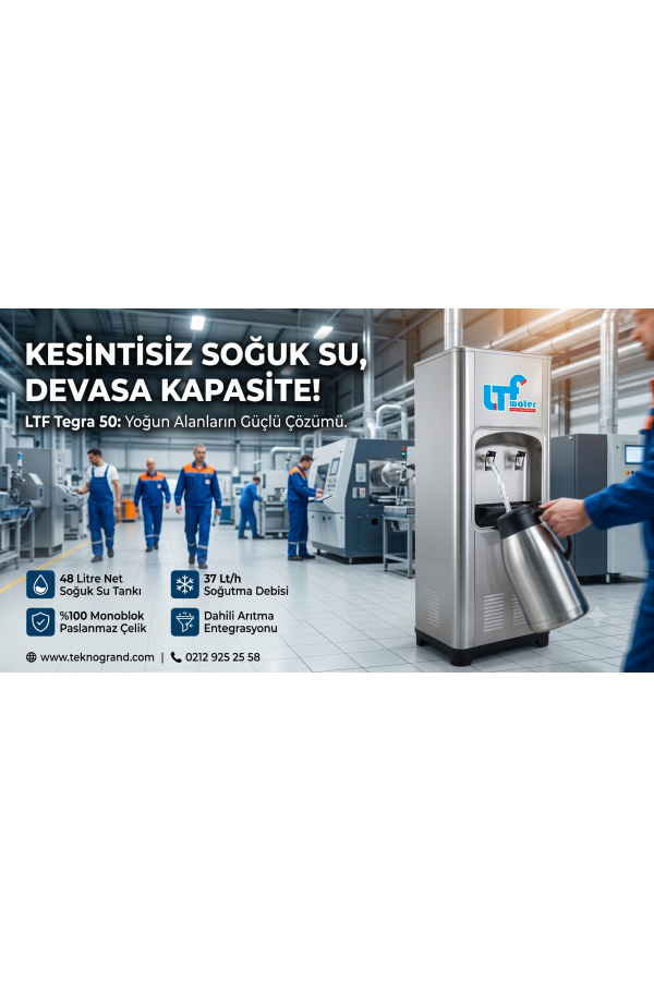 Tegra 50 Soğuk Su Sebili (Arıtmalı & Arıtmasız)