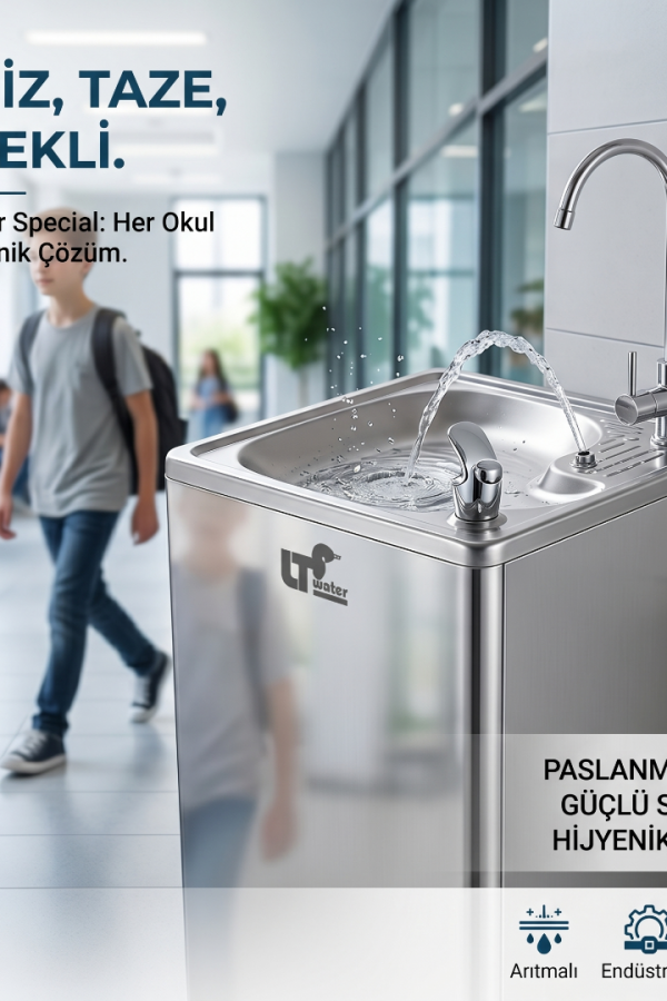 Special Teknogrand Fışkırtmalı Basmalı Soğuk Su Sebili