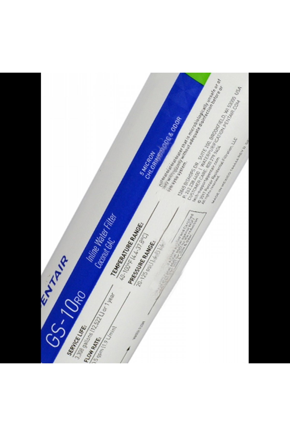 Pentair Pentek GS-10RO Coconat Post Karbon (Tatlandırıcı)