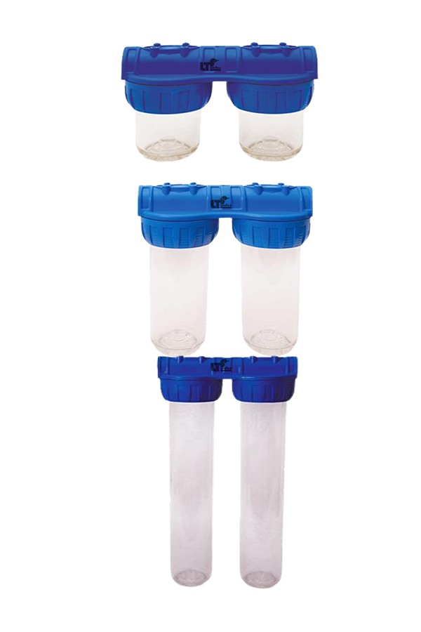 Ltf Water Çiftli 5-10-20 İnçh Filtre Kabı (3/4'' - 1'' - 1½'' - 2'' Bağlantı) Ltf Water Çiftli 5-10-20 İnçh Filtre Kabı (3/4'' - 1'' - 1½'' - 2'' Bağlantı)