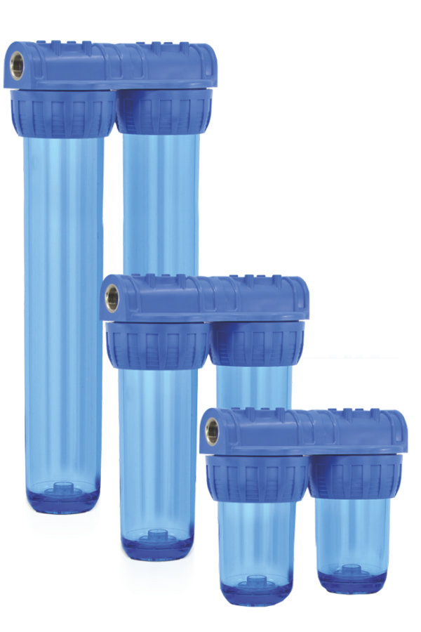 Ltf Water Çiftli 5-10-20 İnçh Filtre Kabı (3/4'' - 1'' - 1½'' - 2'' Bağlantı)