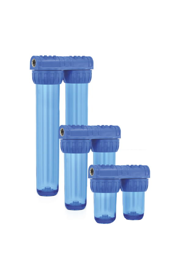 Ltf Water Çiftli 5-10-20 İnçh Filtre Kabı (3/4'' - 1'' - 1½'' - 2'' Bağlantı)