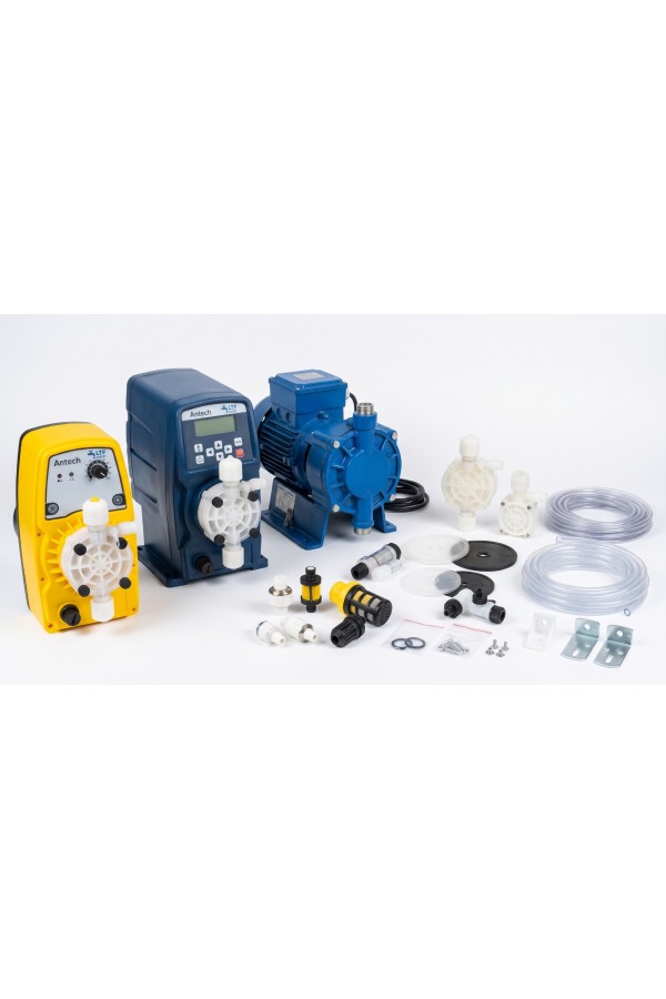 Antech solenoid ve mekanik diyaframlı kimyasal dozaj pompası