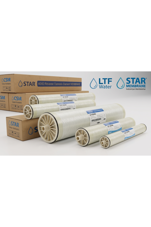 Star Membrane Endüstriyel Ters Ozmoz (RO) Membran Filtreleri